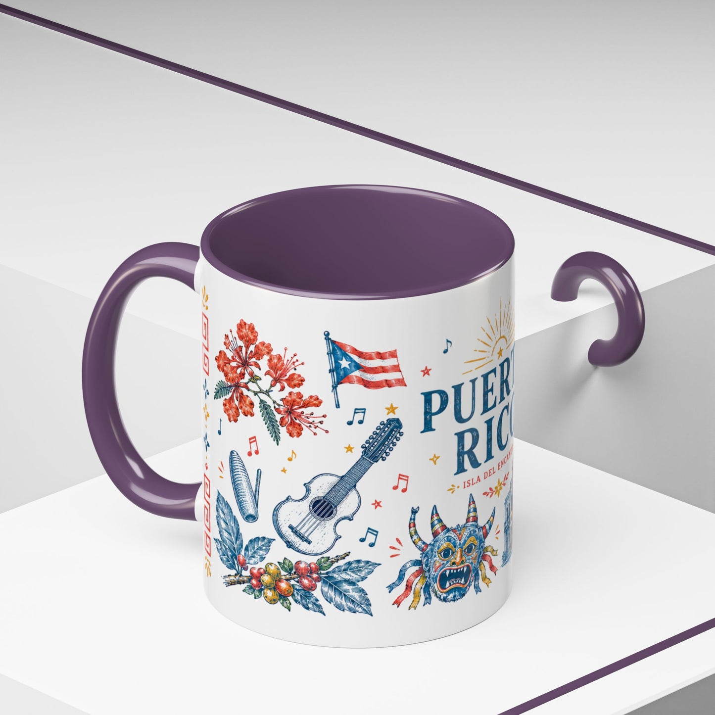 Puerto Rico Ceramic Coffee Mug | Travel Souvenir