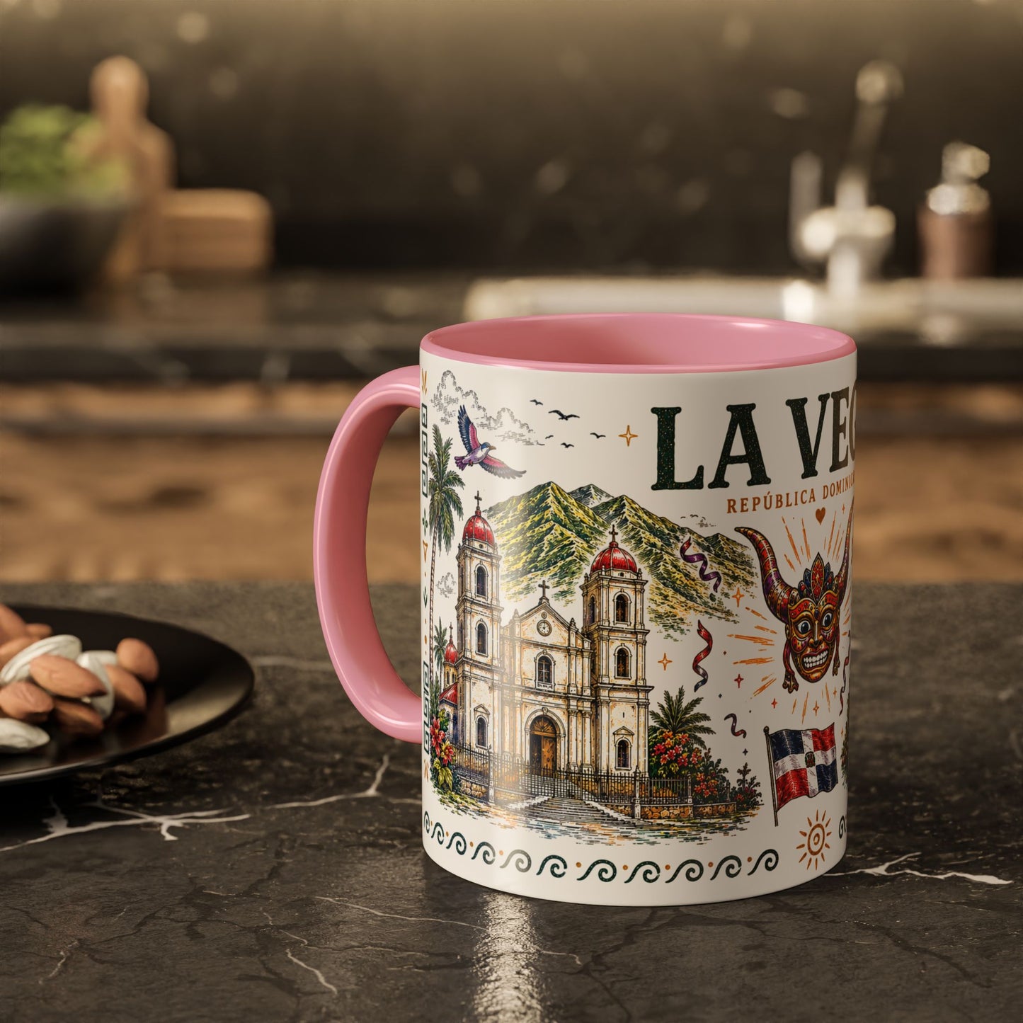 La Vega Dominican Republic Mug | Vintage Dominican Heritage Coffee Cup