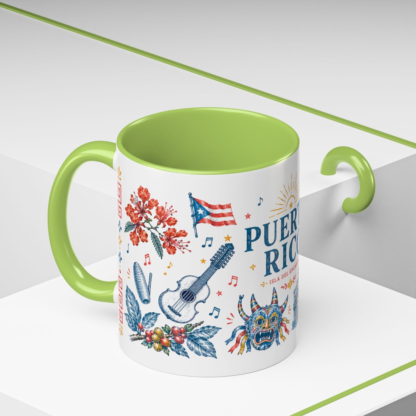 Puerto Rico Ceramic Coffee Mug | Travel Souvenir