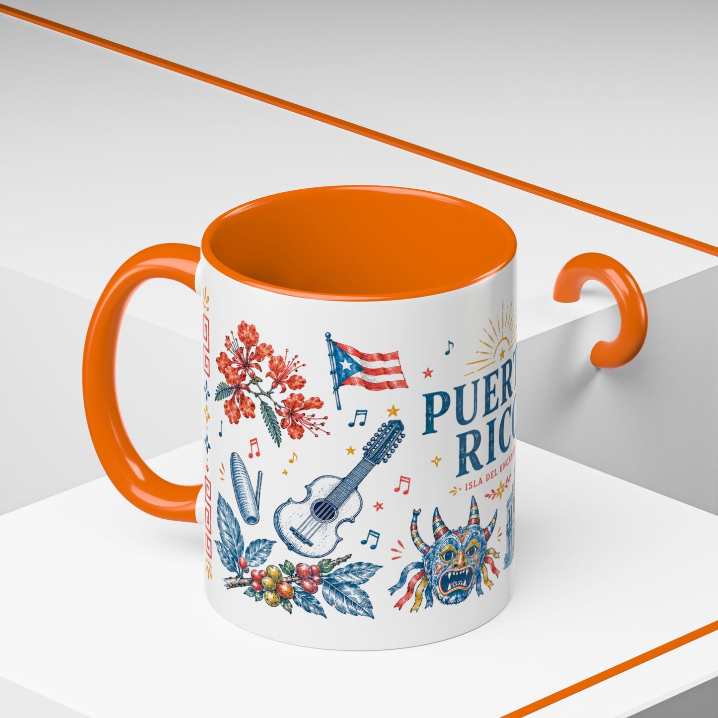 Puerto Rico Ceramic Coffee Mug | Travel Souvenir
