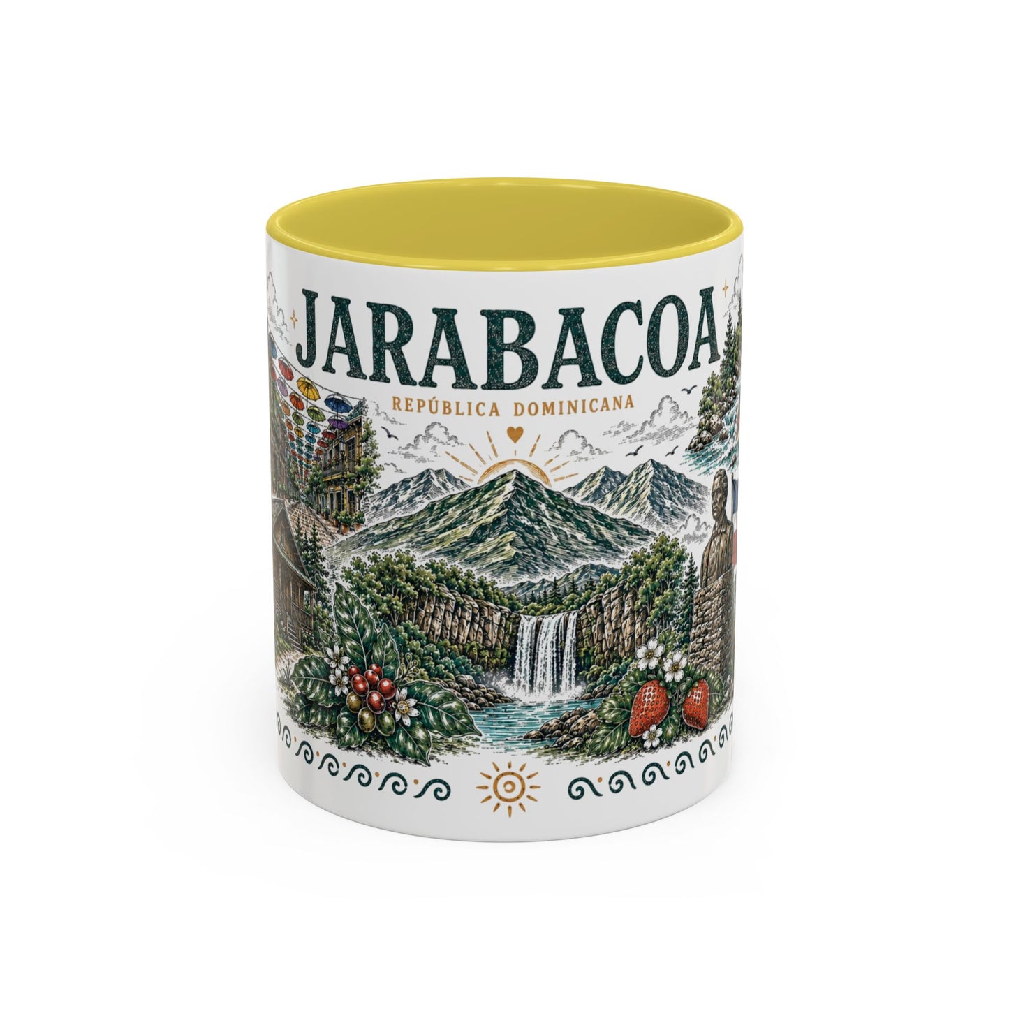 Jarabacoa Dominican Republic Mug | Vintage Dominican Heritage Coffee Cup
