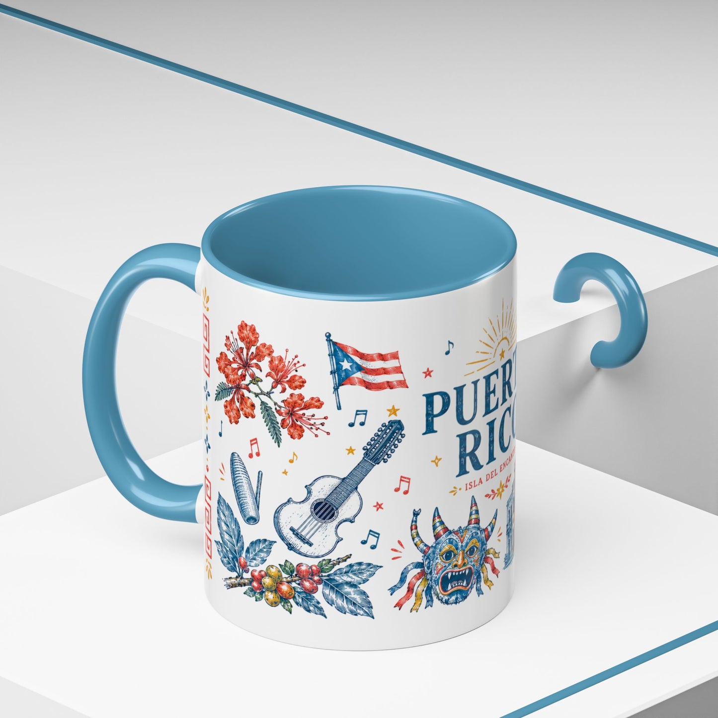 Puerto Rico Ceramic Coffee Mug | Travel Souvenir