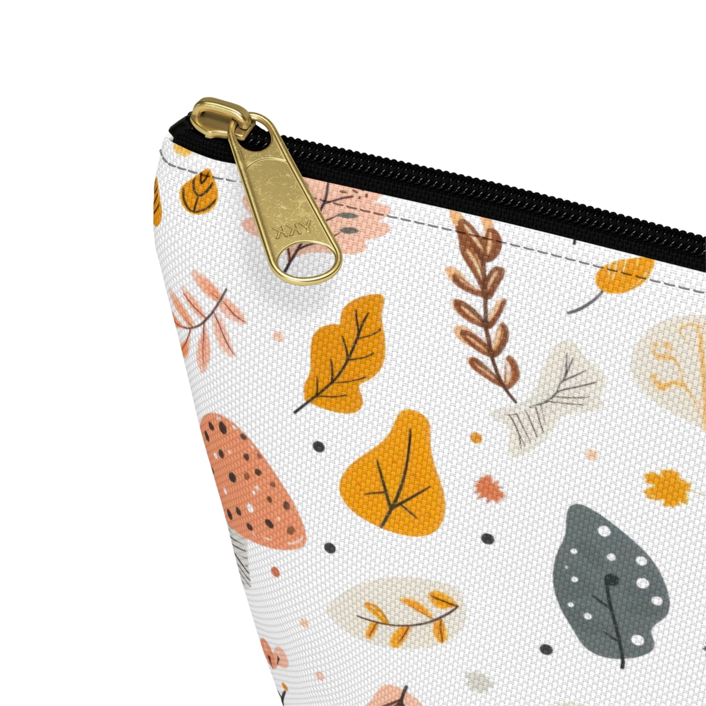 Autumn Leaves Cosmetic Pouch | Zipper Makeup Bag