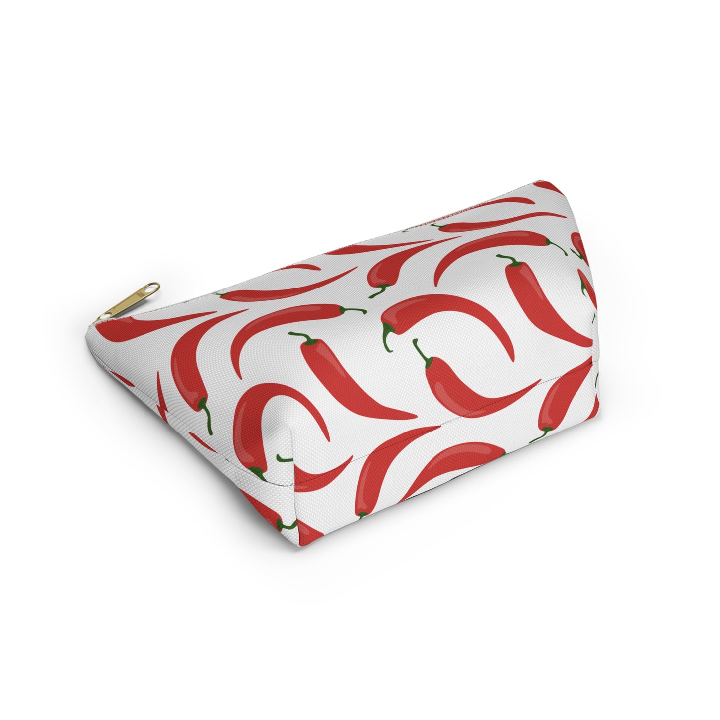 Spicy Red Chili Pepper Cosmetic Pouch |  Zipper Makeup Bag