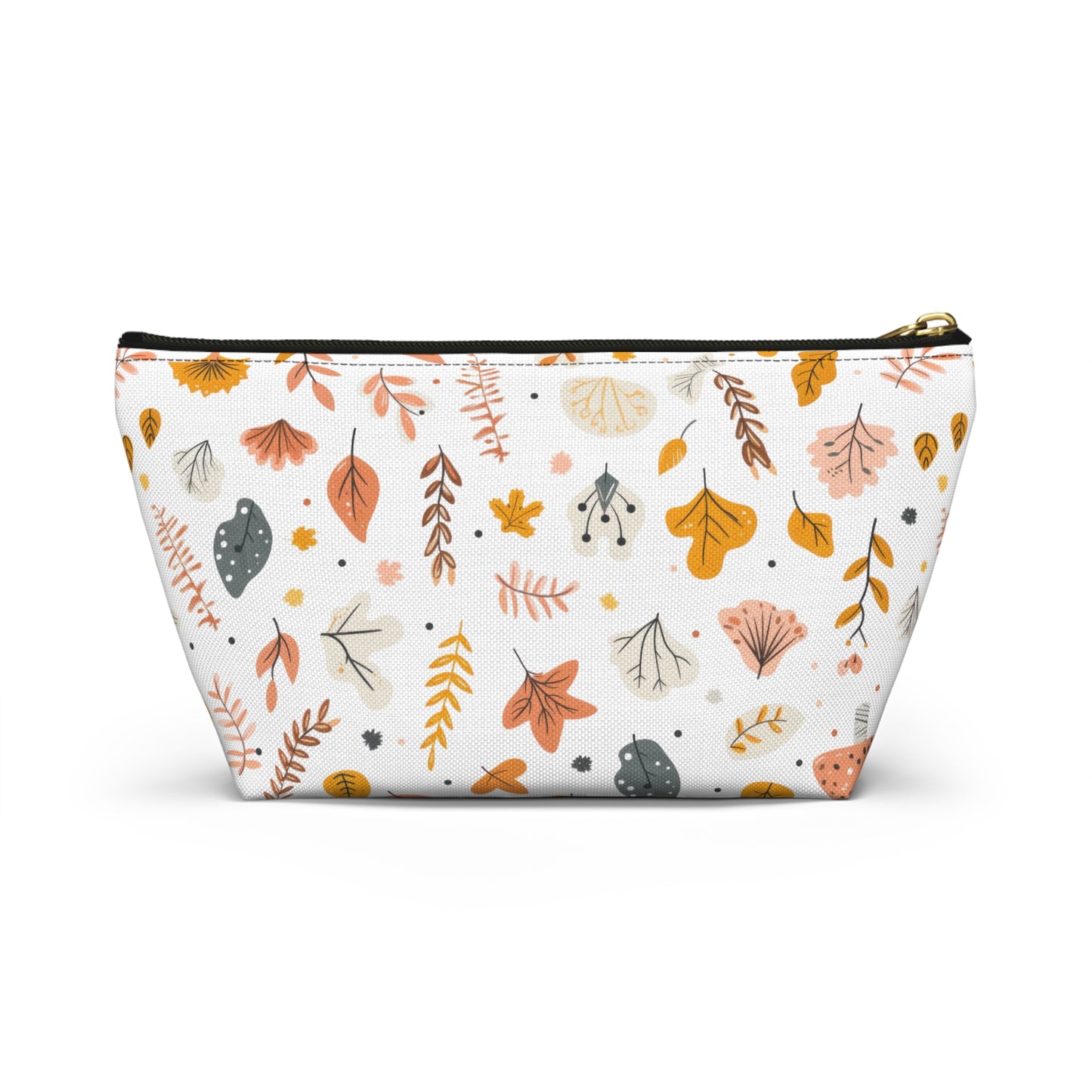 Autumn Leaves Cosmetic Pouch | Zipper Makeup Bag