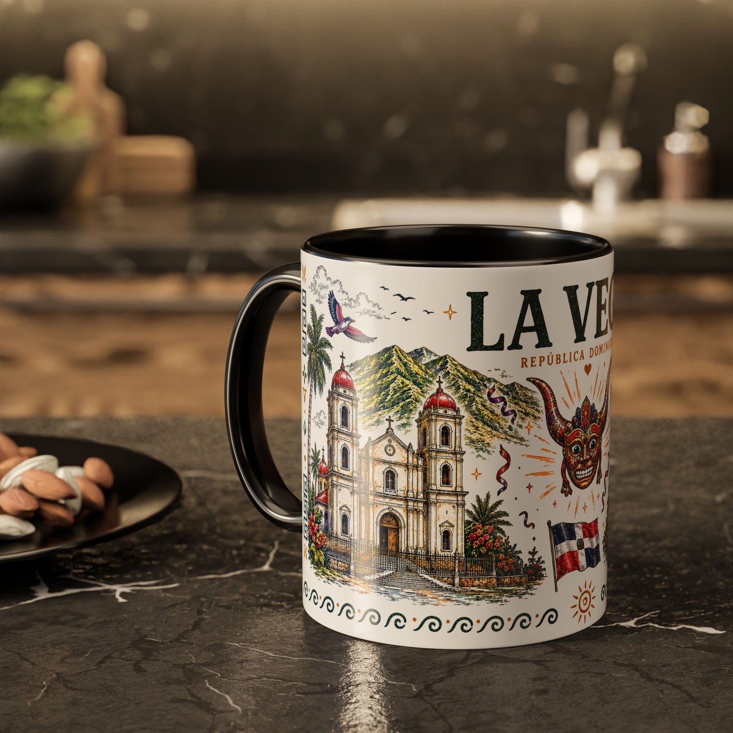 La Vega Dominican Republic Mug | Vintage Dominican Heritage Coffee Cup