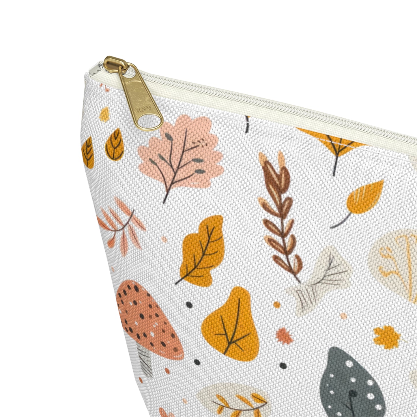 Autumn Leaves Cosmetic Pouch | Zipper Makeup Bag