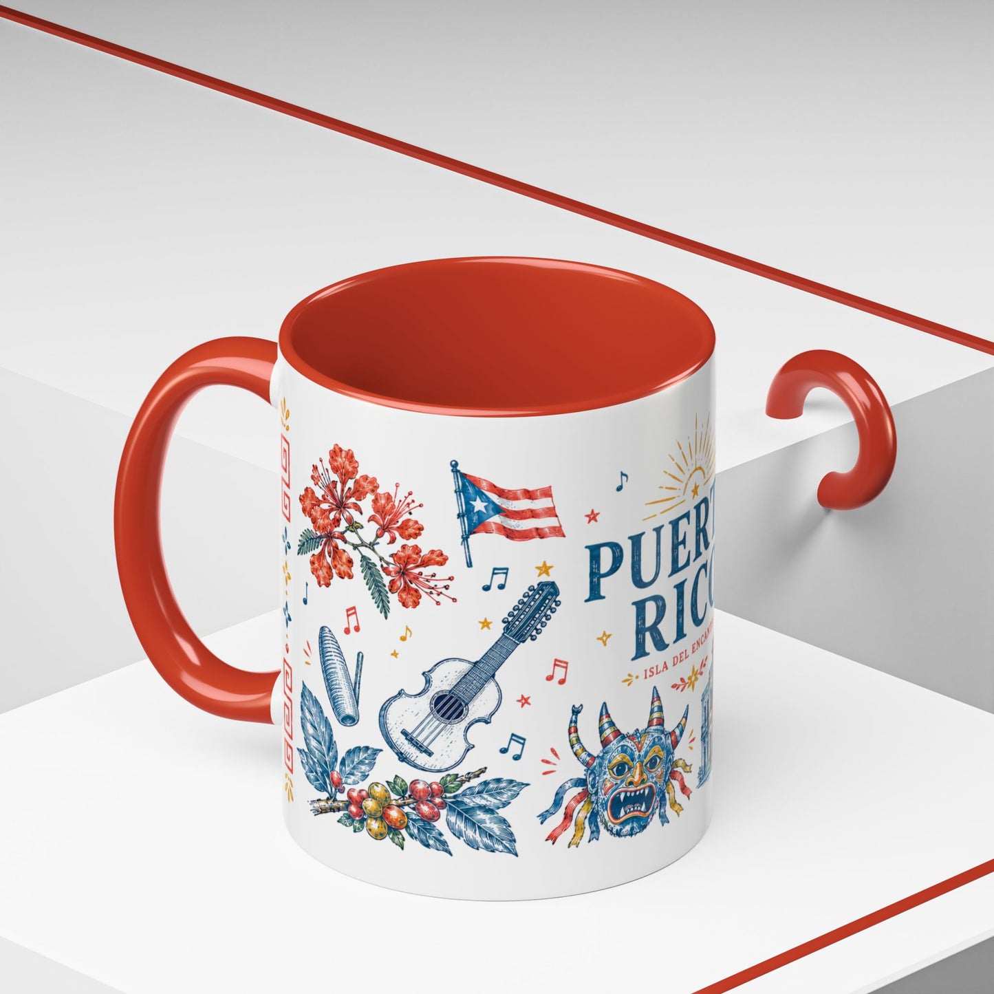 Puerto Rico Ceramic Coffee Mug | Travel Souvenir