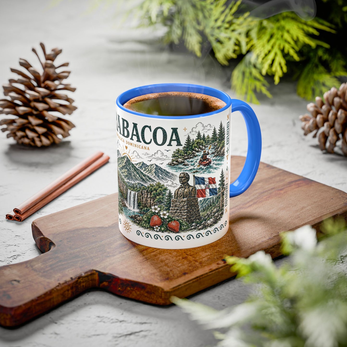 Jarabacoa Dominican Republic Mug | Vintage Dominican Heritage Coffee Cup