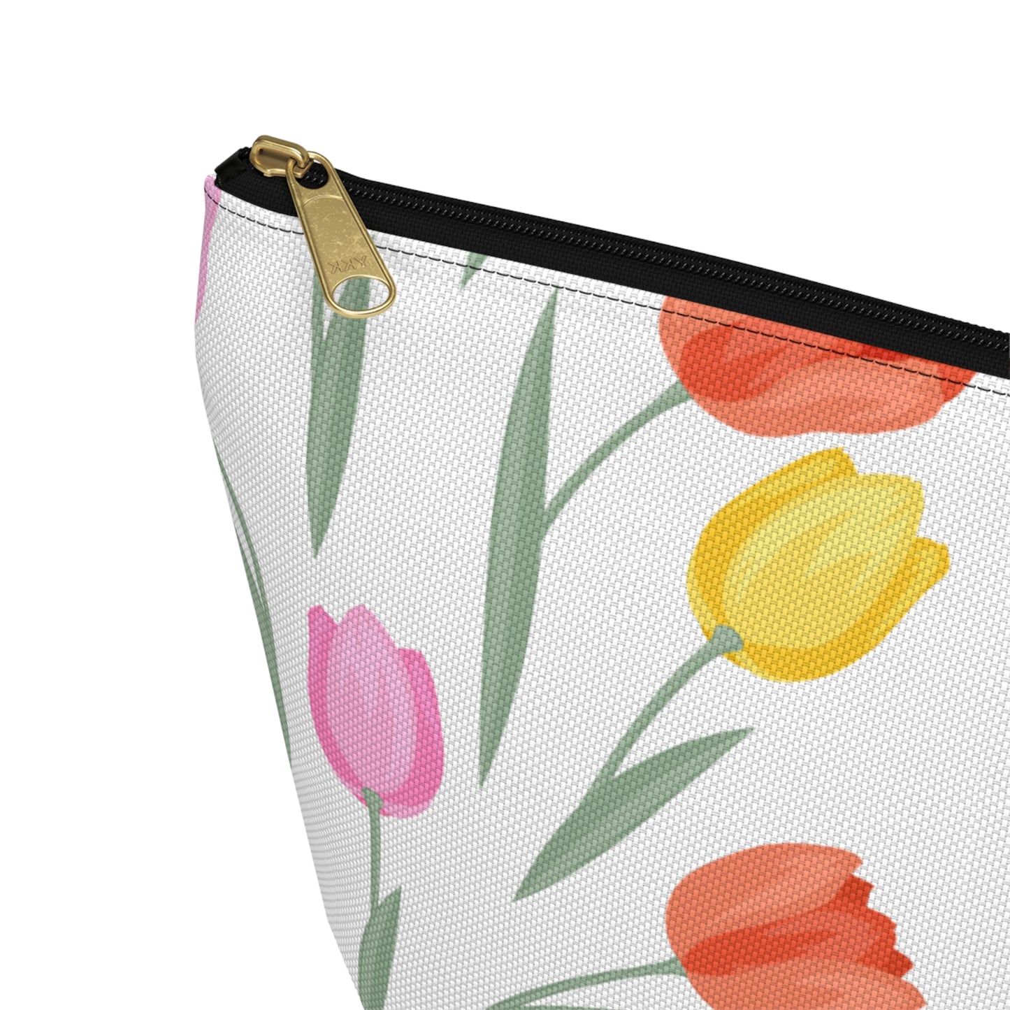 Tulip Cosmetic Pouch |  Zipper Makeup Bag