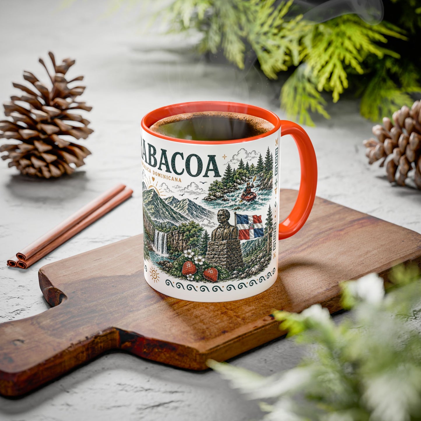 Jarabacoa Dominican Republic Mug | Vintage Dominican Heritage Coffee Cup