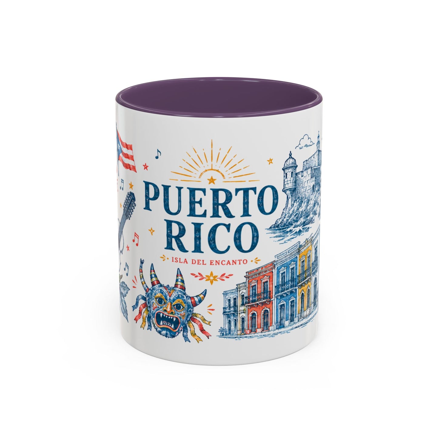 Puerto Rico Ceramic Coffee Mug | Travel Souvenir