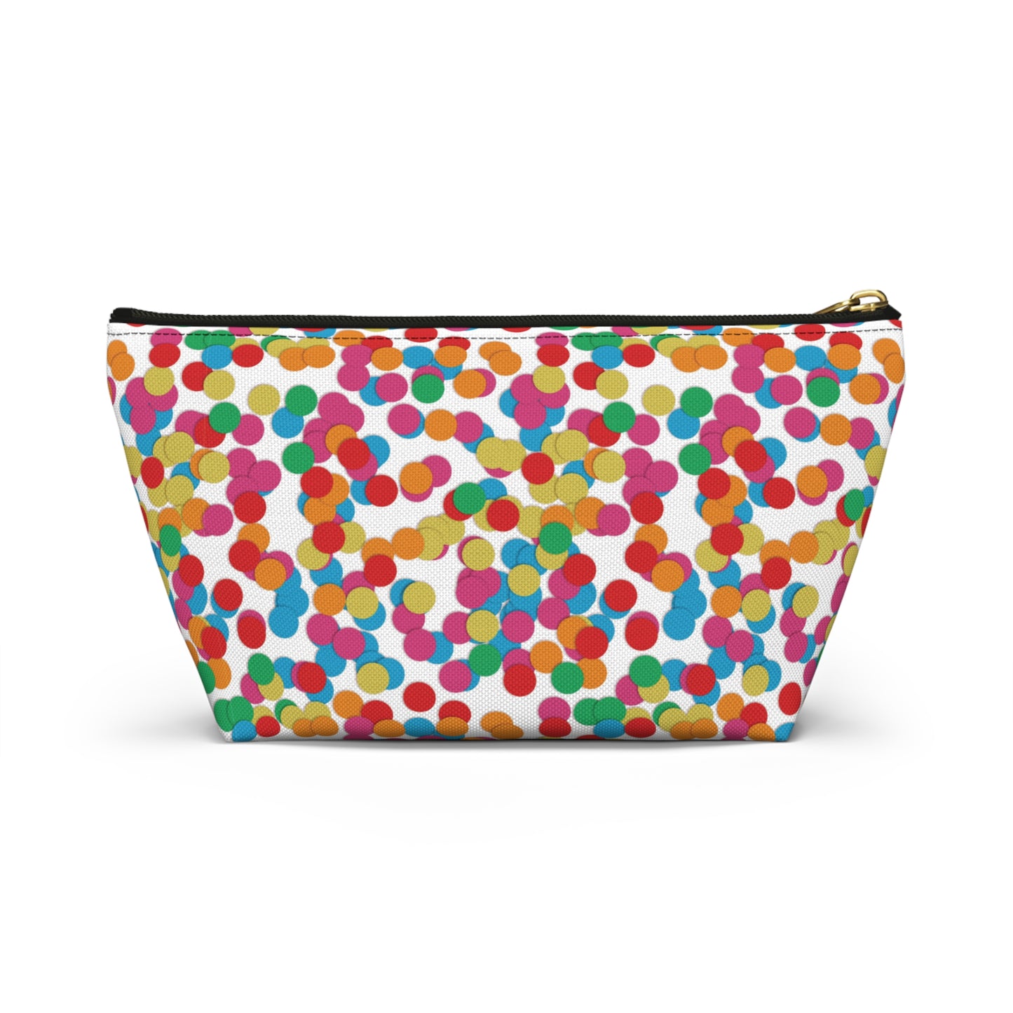 Confetti Dot Cosmetic Pouch | Zipper Makeup Bag