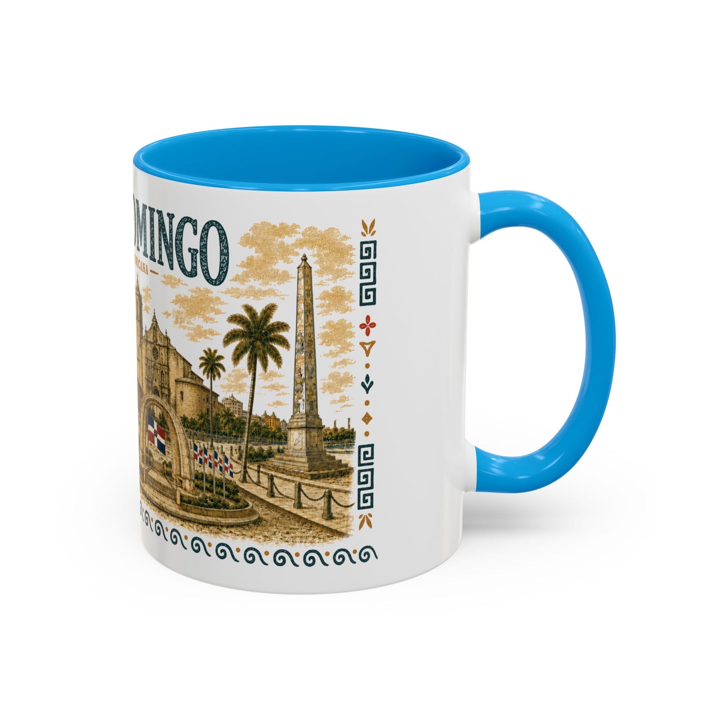 Santo Domingo Dominican Republic Mug | Illustration Ceramic Coffee Mug | Dominican Souvenir Gift