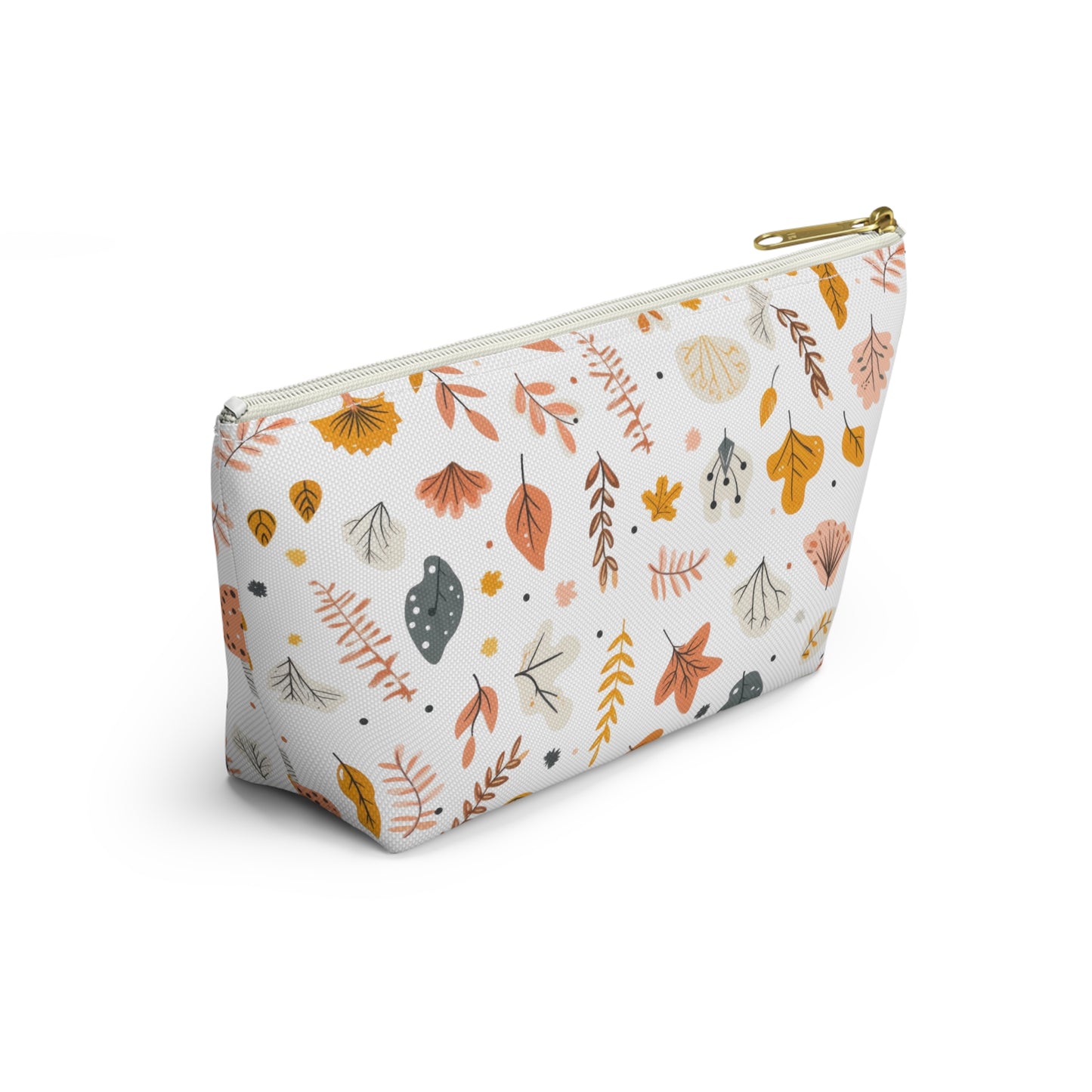 Autumn Leaves Cosmetic Pouch | Zipper Makeup Bag