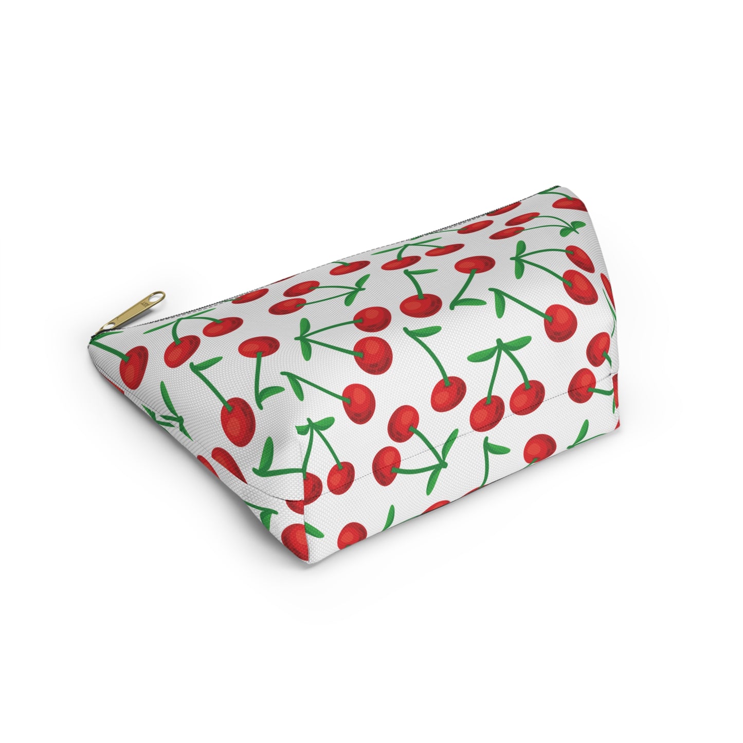 Cherry Pattern Cosmetic Pouch |  Zipper Makeup Bag