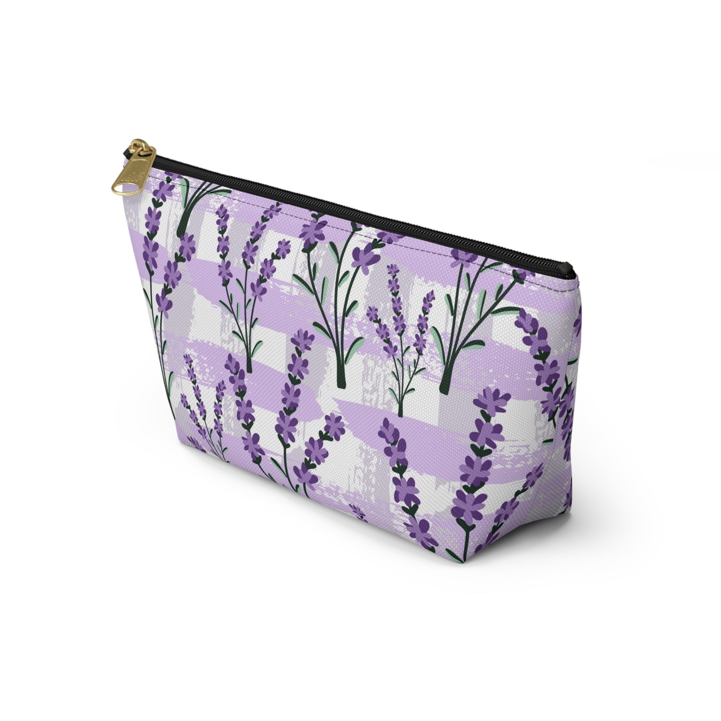 Lavender Cosmetic Pouch |  Zipper Makeup Bag