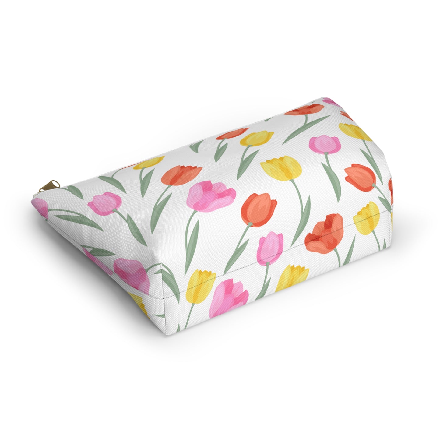 Tulip Cosmetic Pouch |  Zipper Makeup Bag