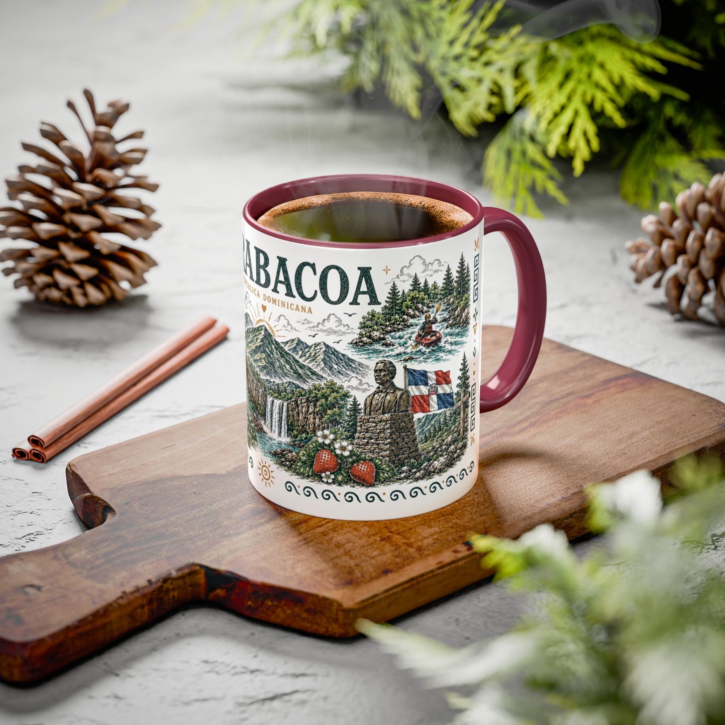 Jarabacoa Dominican Republic Mug | Vintage Dominican Heritage Coffee Cup