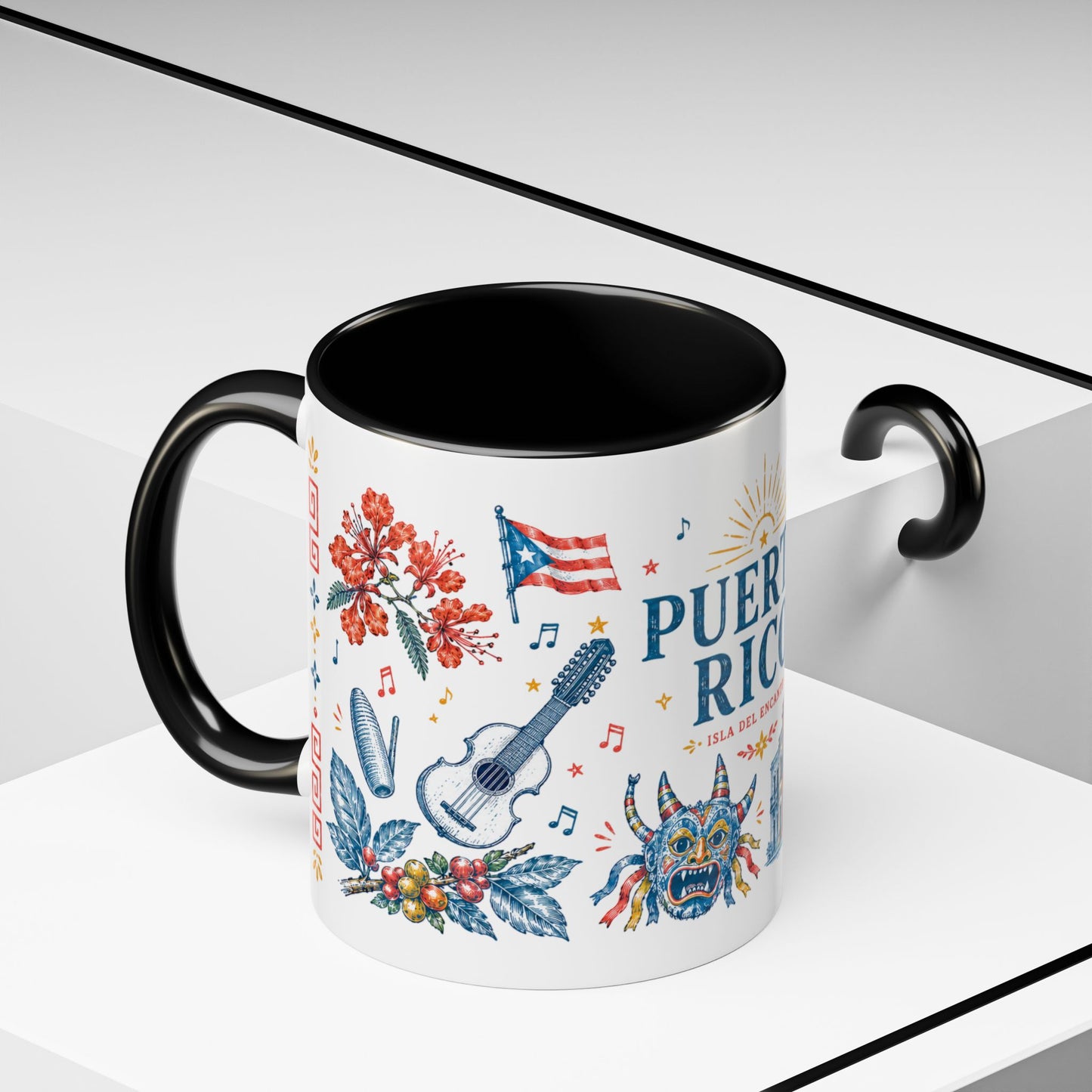 Puerto Rico Ceramic Coffee Mug | Travel Souvenir