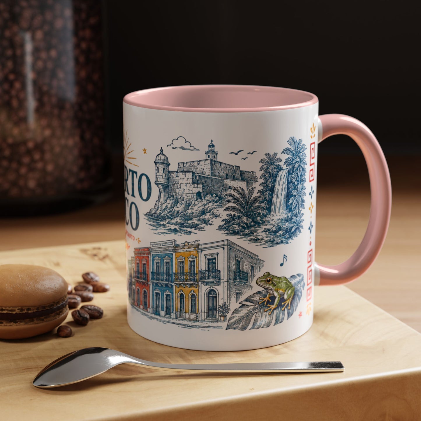Puerto Rico Ceramic Coffee Mug | Travel Souvenir