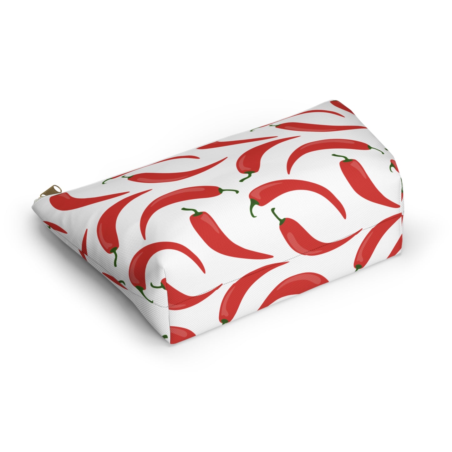 Spicy Red Chili Pepper Cosmetic Pouch |  Zipper Makeup Bag