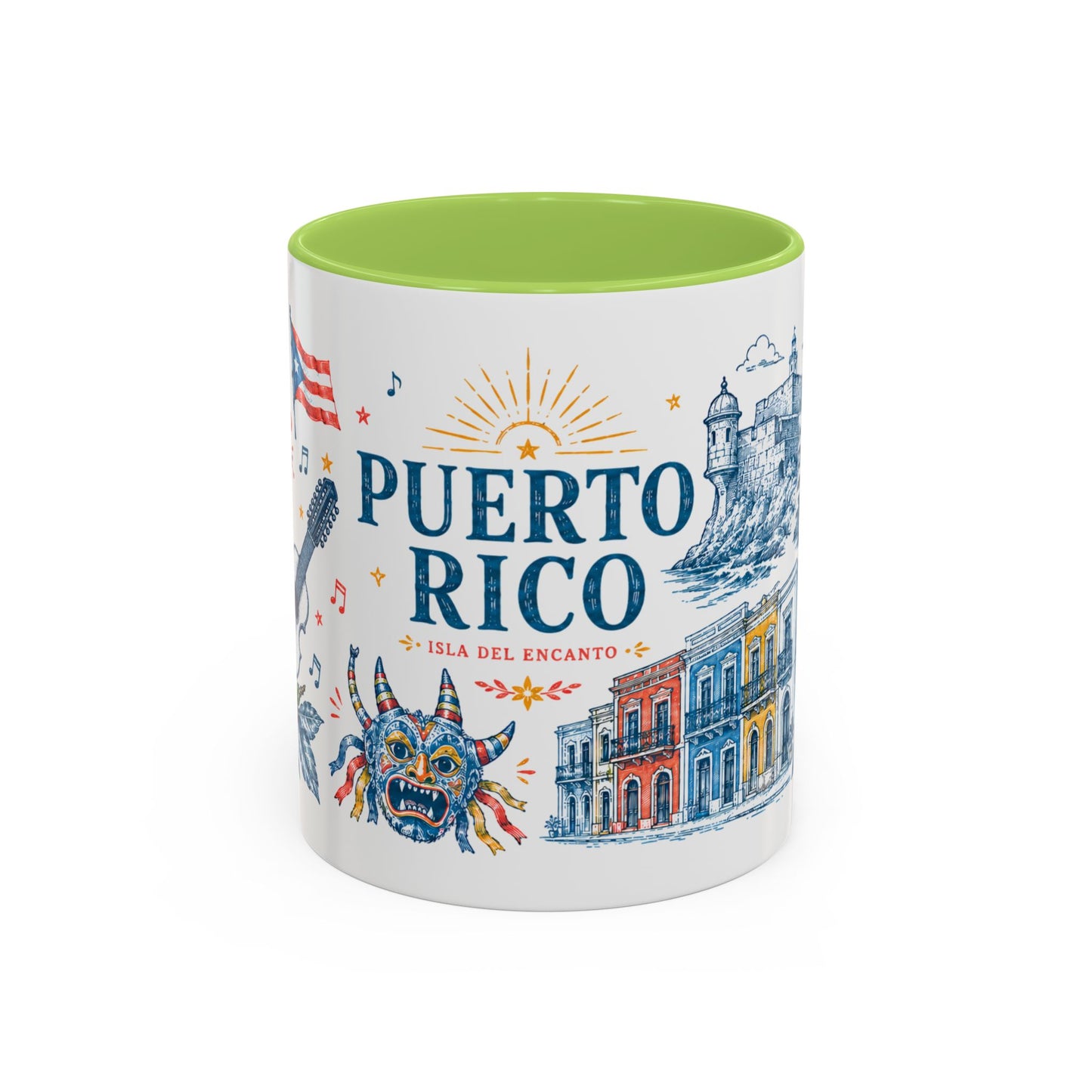Puerto Rico Ceramic Coffee Mug | Travel Souvenir