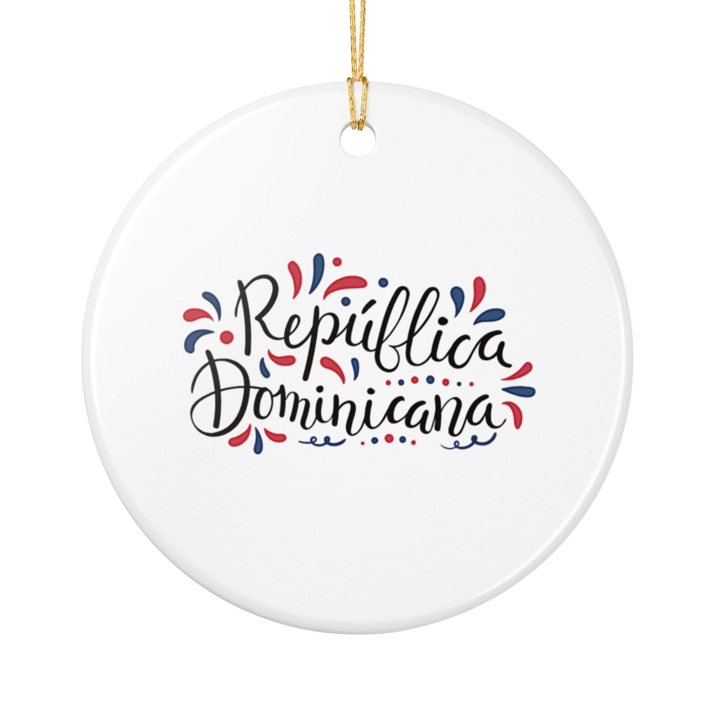 Samaná Dominican Republic Scene Illustration Ornament