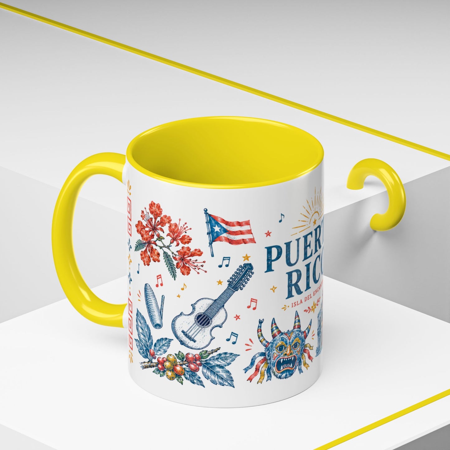 Puerto Rico Ceramic Coffee Mug | Travel Souvenir
