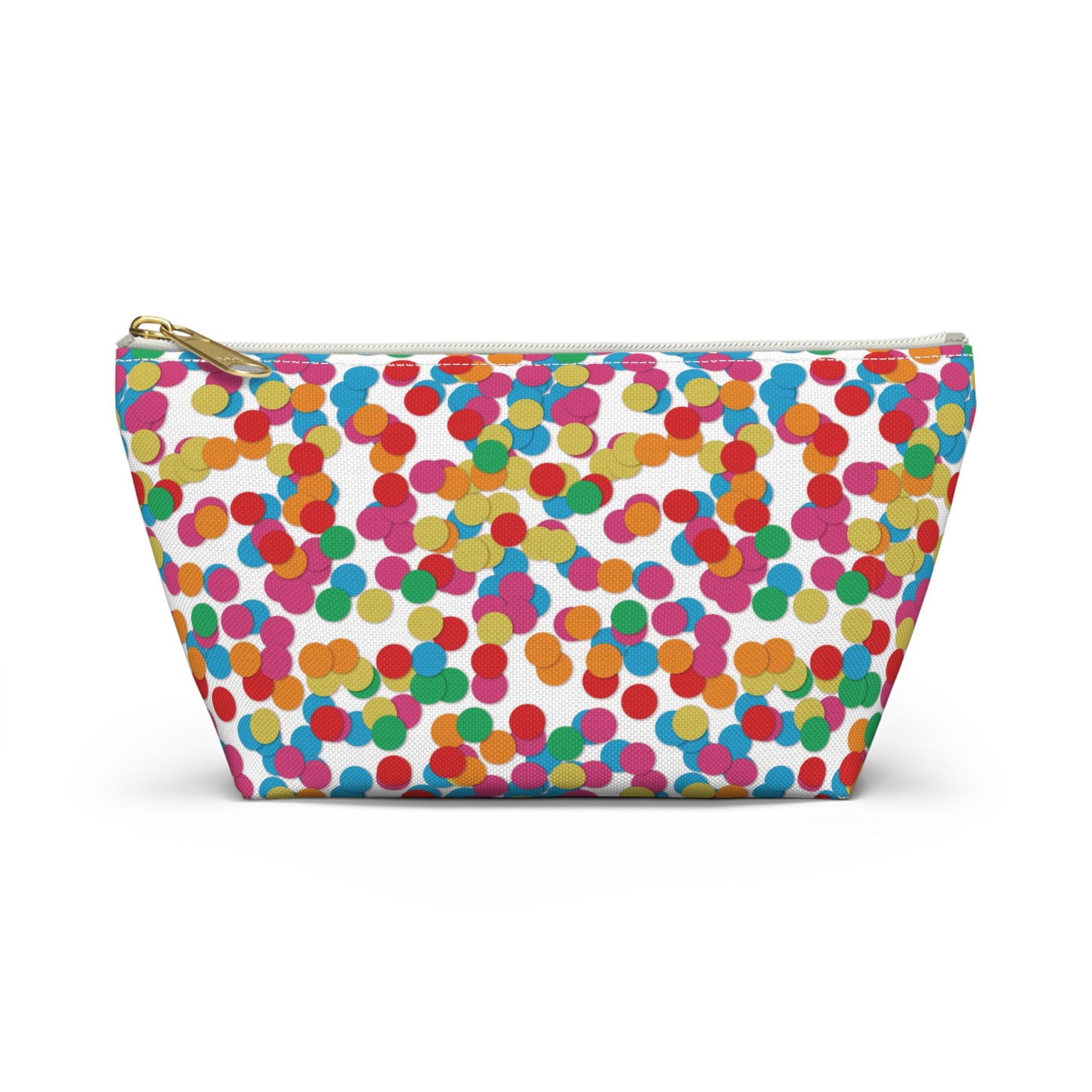 Confetti Dot Cosmetic Pouch | Zipper Makeup Bag