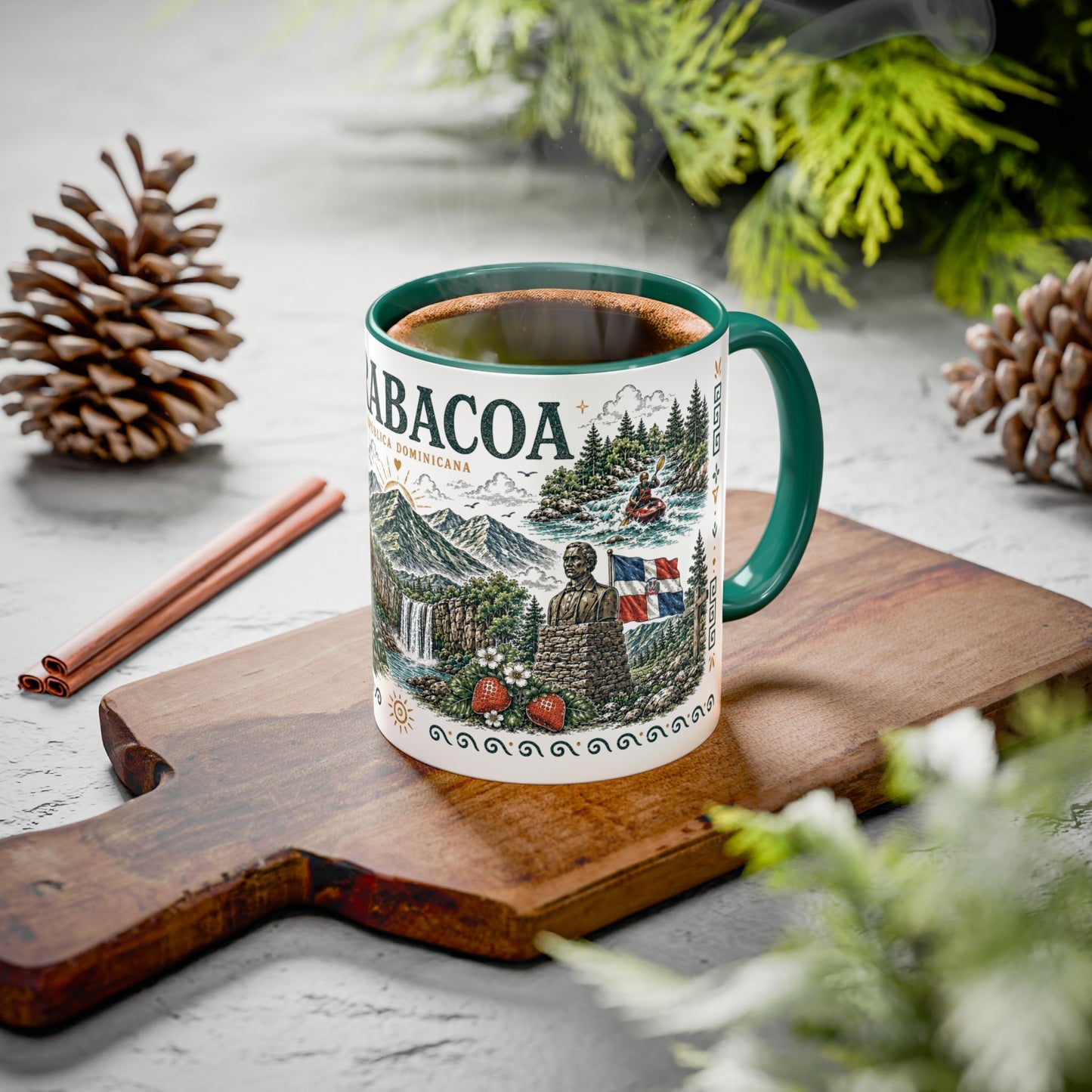 Jarabacoa Dominican Republic Mug | Vintage Dominican Heritage Coffee Cup