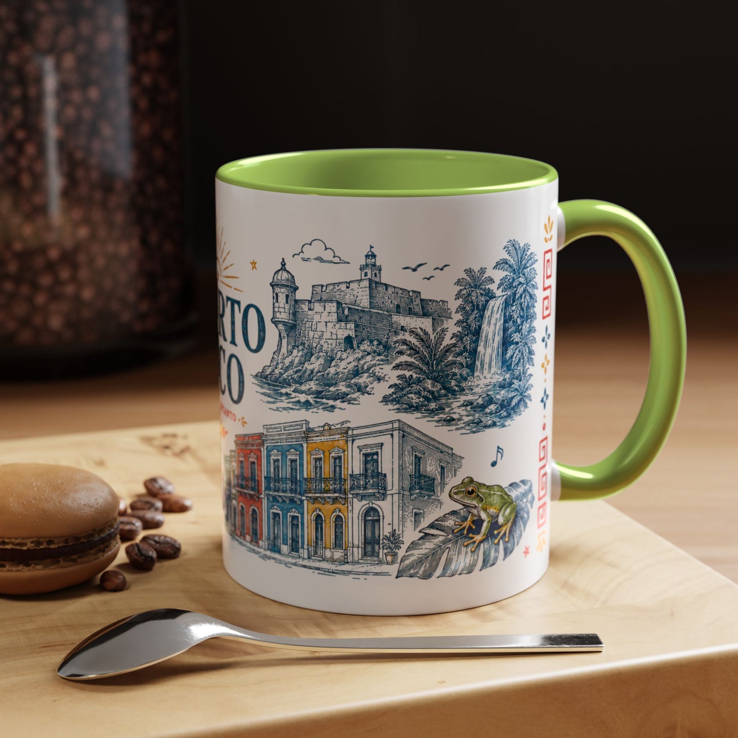 Puerto Rico Ceramic Coffee Mug | Travel Souvenir