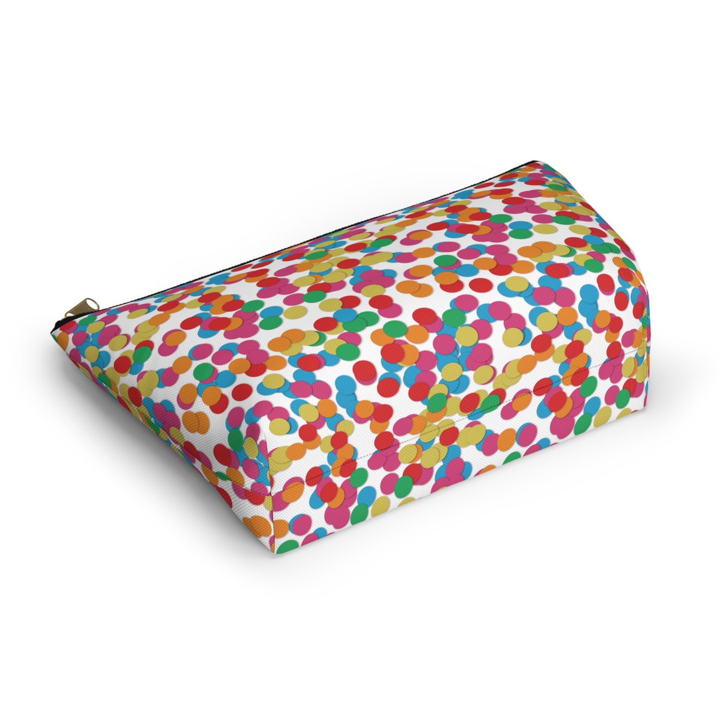 Confetti Dot Cosmetic Pouch | Zipper Makeup Bag