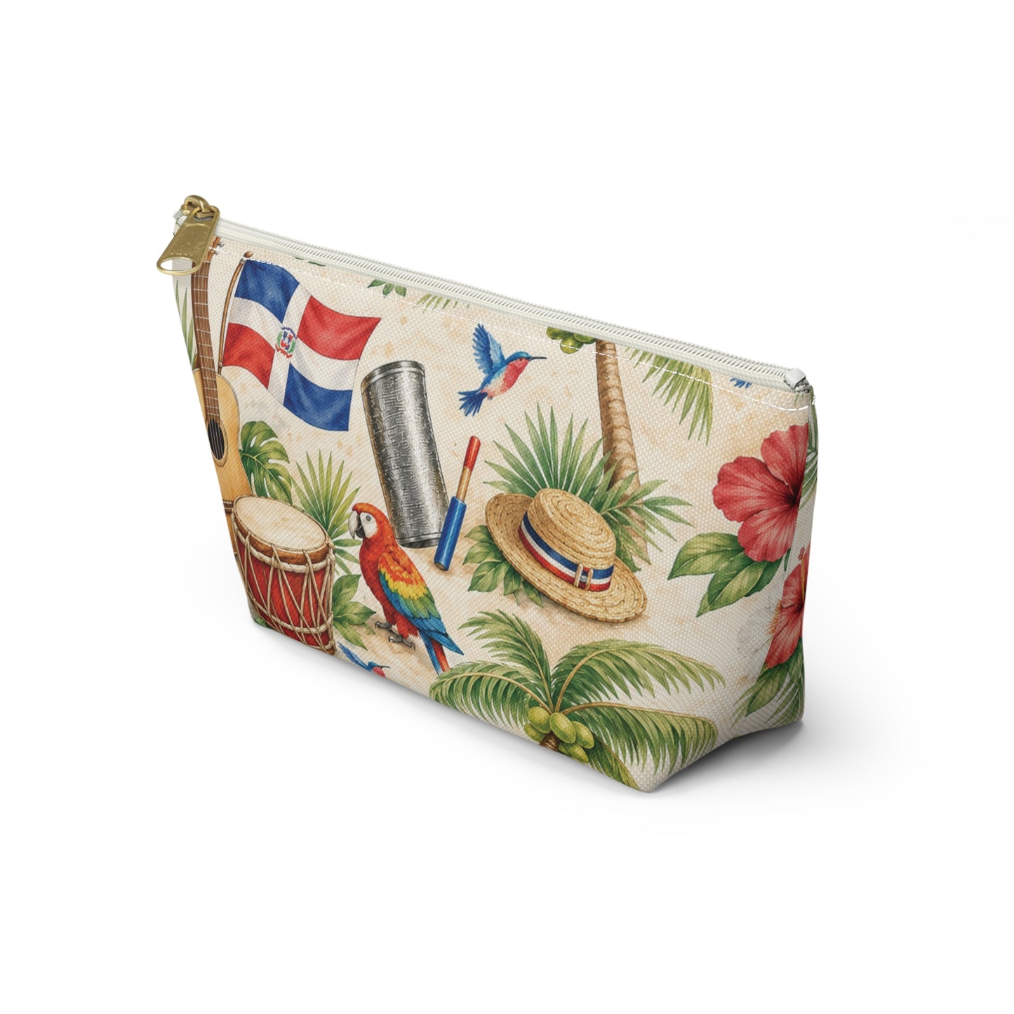 Dominican Republic Travel Pouch | Zipper Makeup Bag