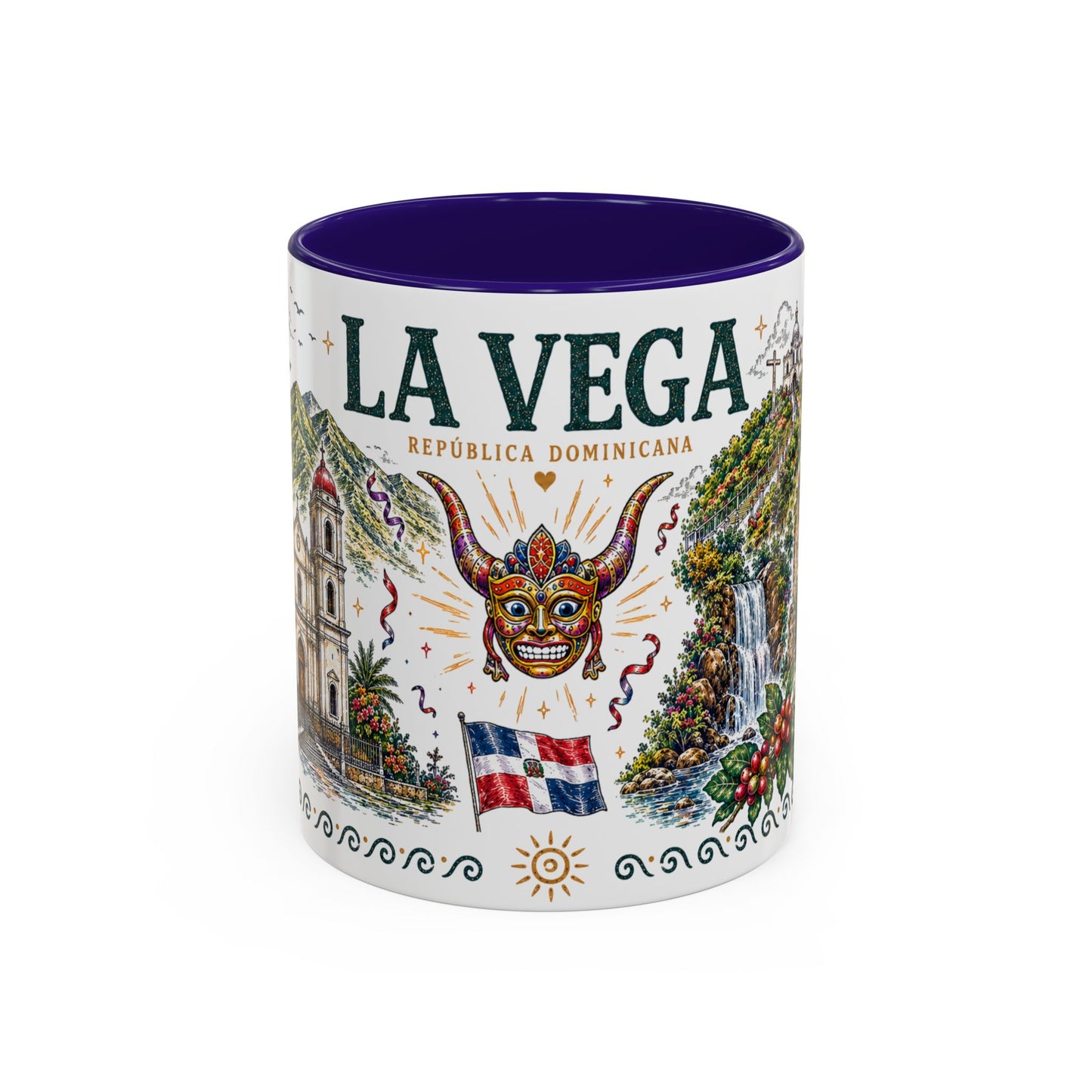 La Vega Dominican Republic Mug | Vintage Dominican Heritage Coffee Cup