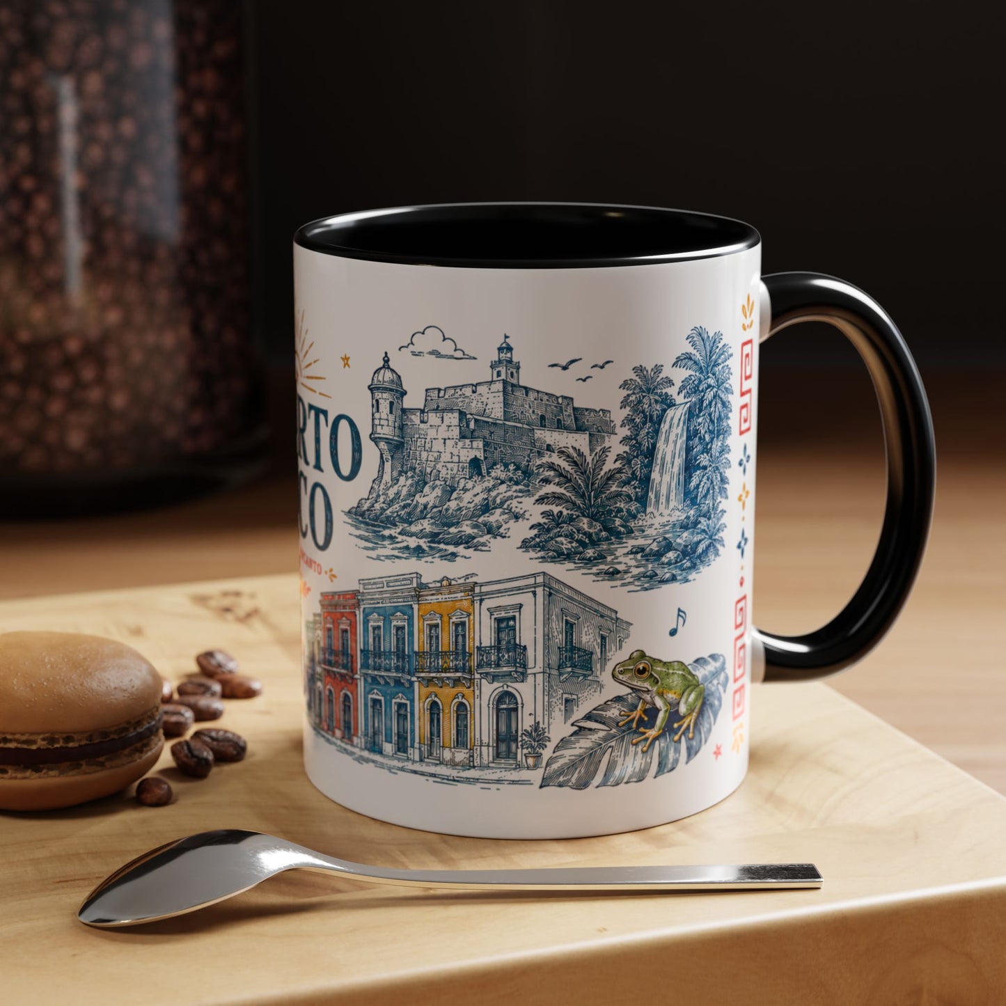 Puerto Rico Ceramic Coffee Mug | Travel Souvenir