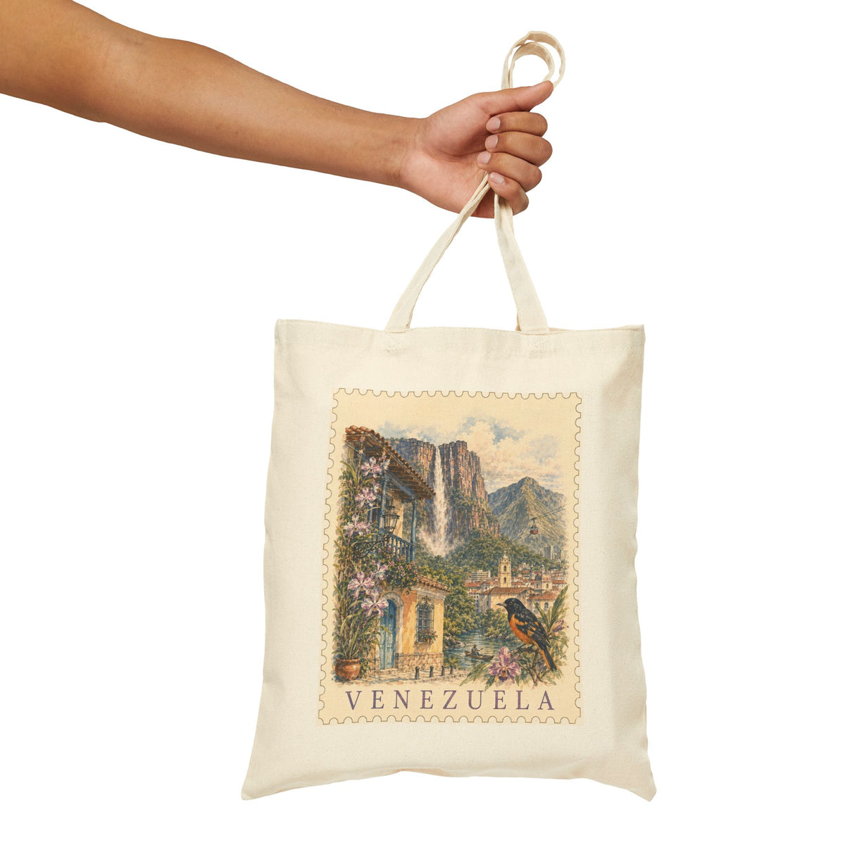 Venezuela Tote Bag – Vintage Venezuelan Travel & Cultural Gift