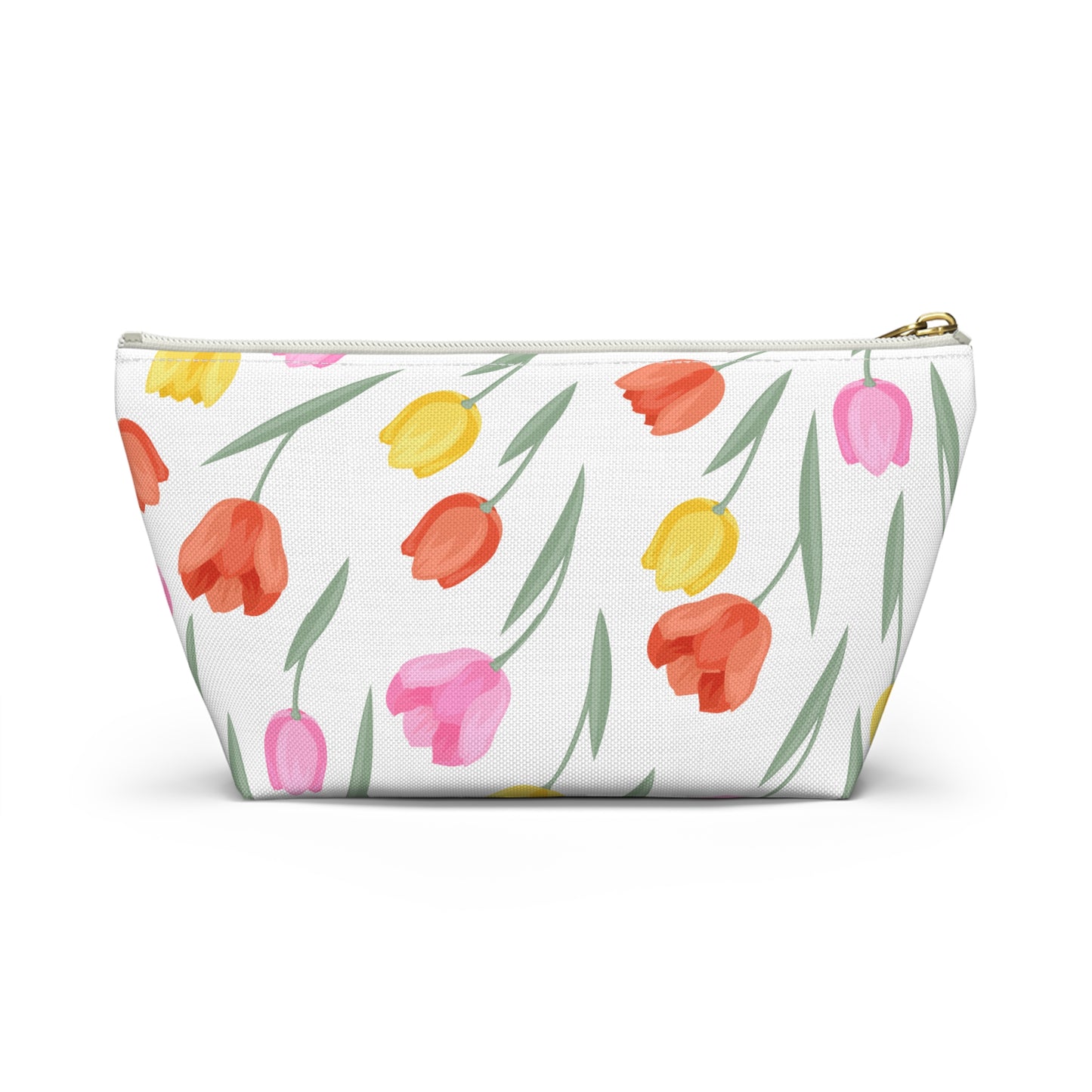 Tulip Cosmetic Pouch |  Zipper Makeup Bag