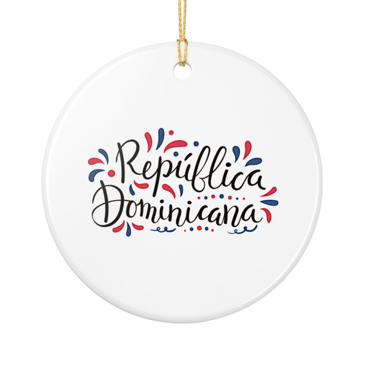 Santo Domingo Dominican Republic Ornament – Illustrated Ceramic Keepsake