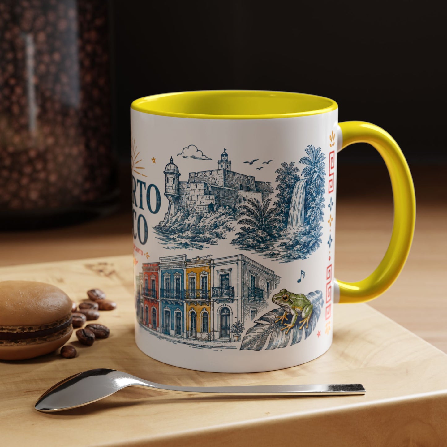 Puerto Rico Ceramic Coffee Mug | Travel Souvenir