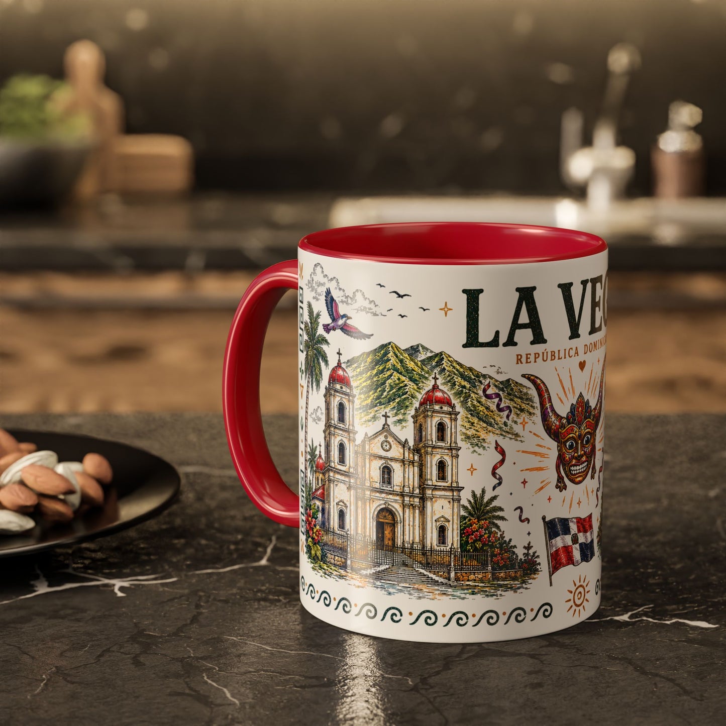 La Vega Dominican Republic Mug | Vintage Dominican Heritage Coffee Cup