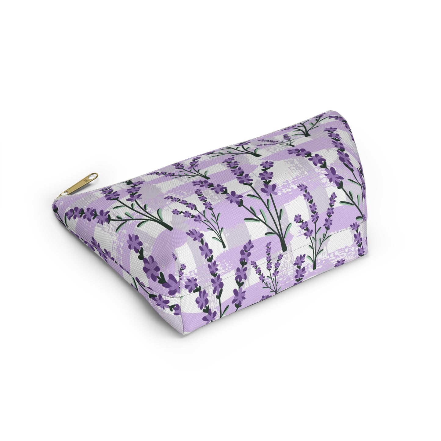 Lavender Cosmetic Pouch |  Zipper Makeup Bag