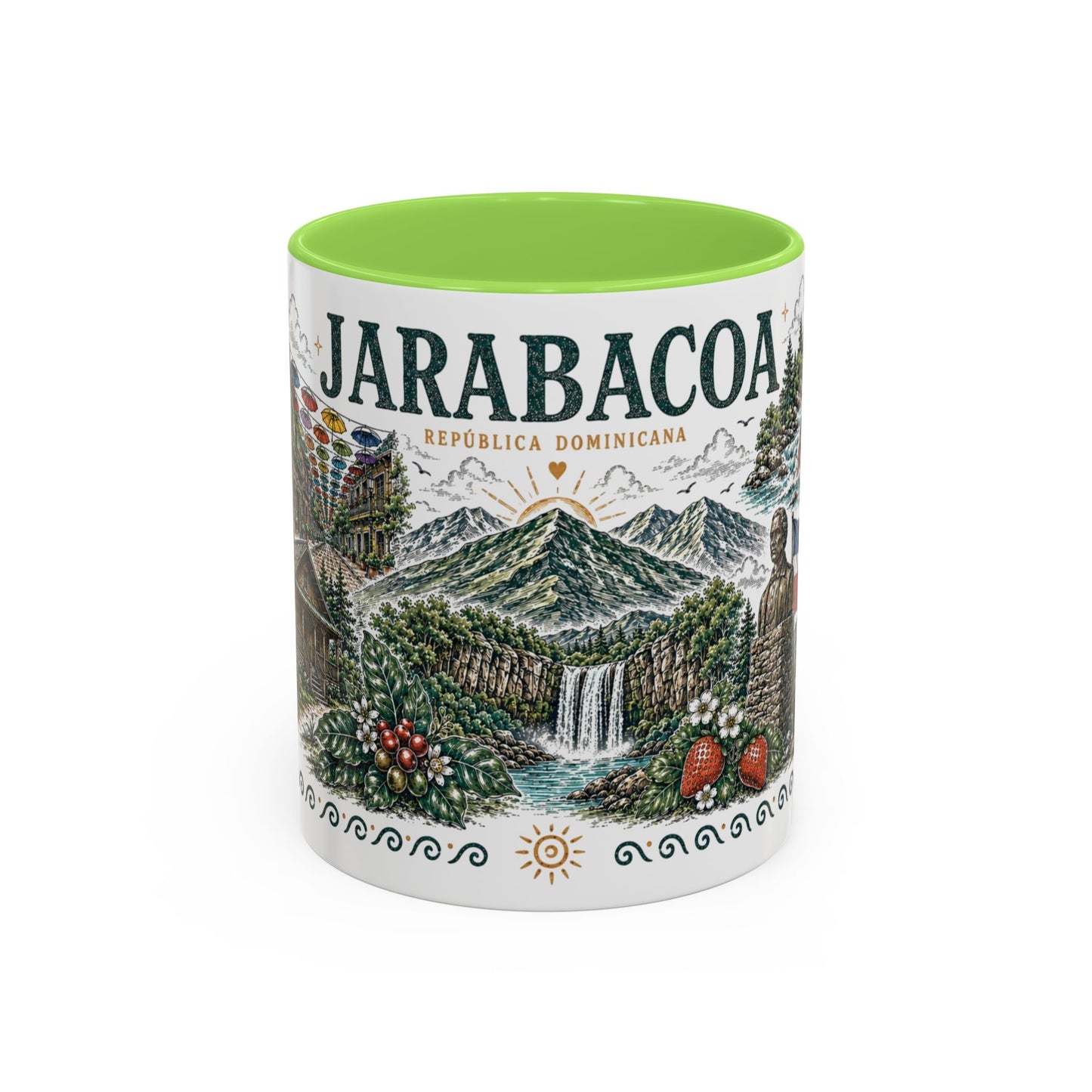 Jarabacoa Dominican Republic Mug | Vintage Dominican Heritage Coffee Cup
