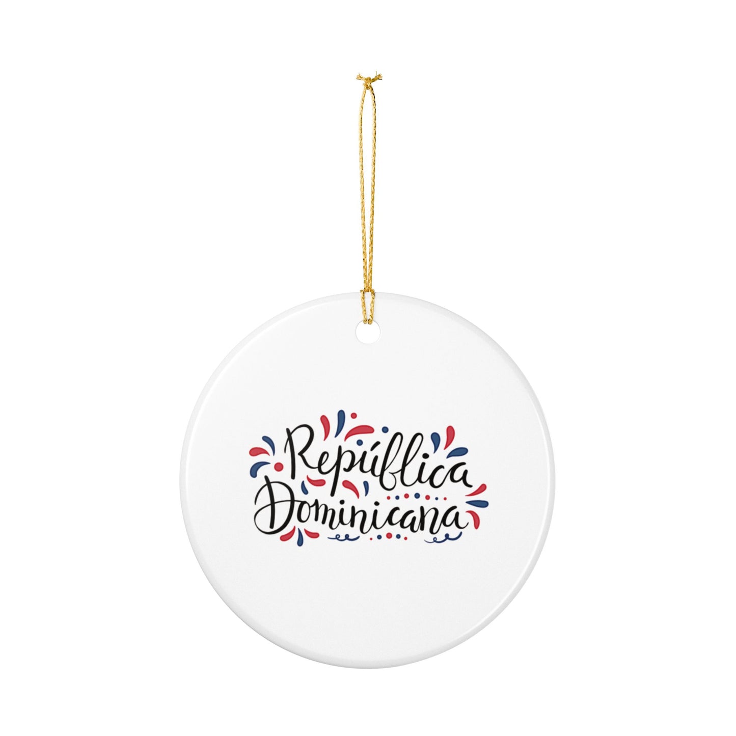 Samaná Dominican Republic Scene Illustration Ornament