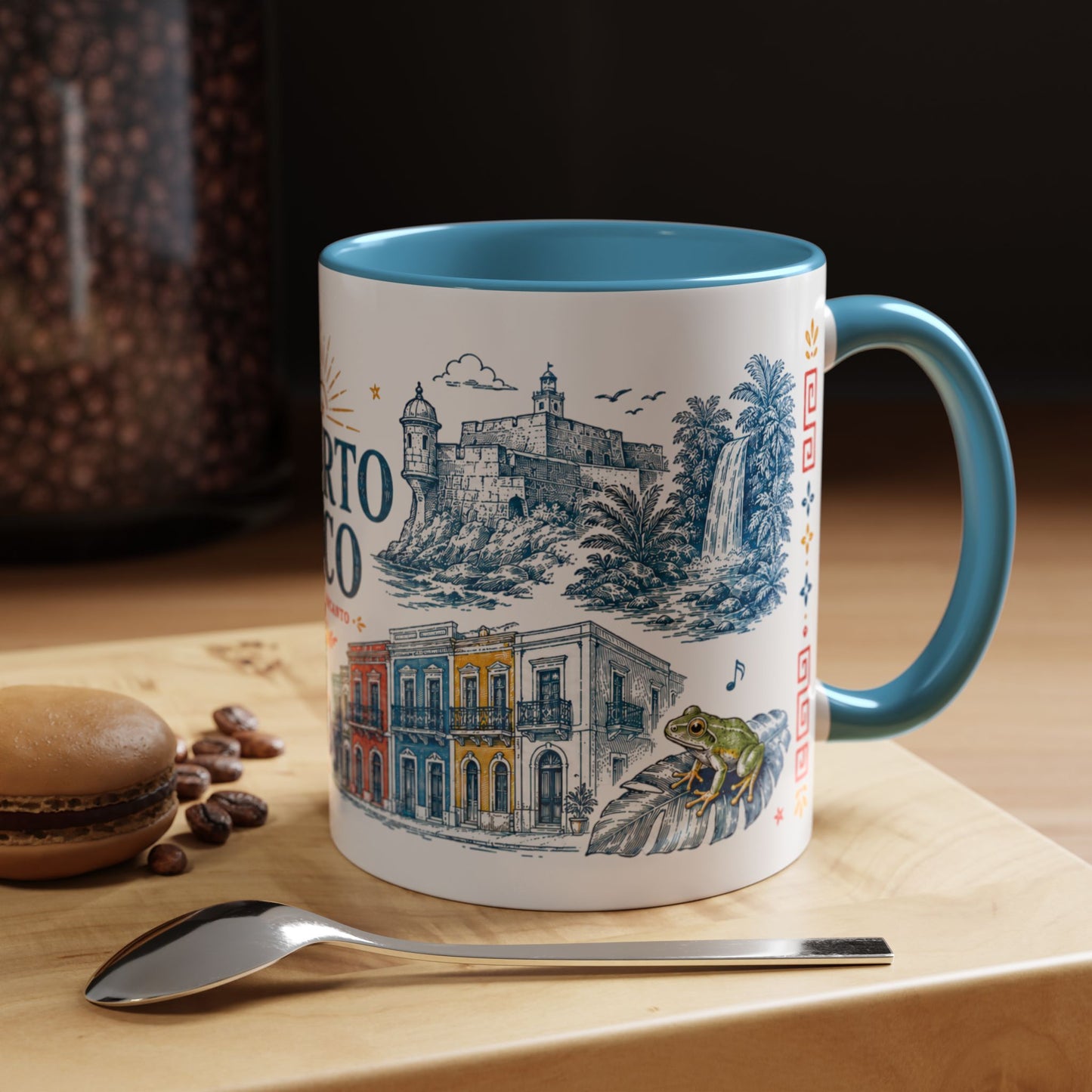 Puerto Rico Ceramic Coffee Mug | Travel Souvenir