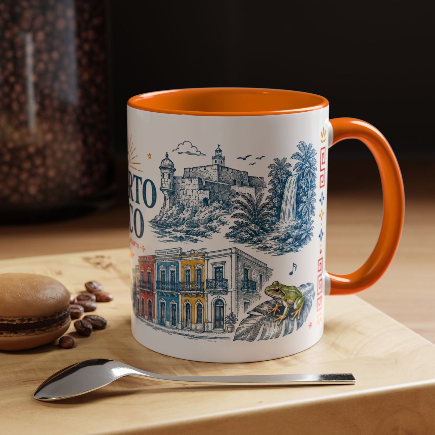 Puerto Rico Ceramic Coffee Mug | Travel Souvenir