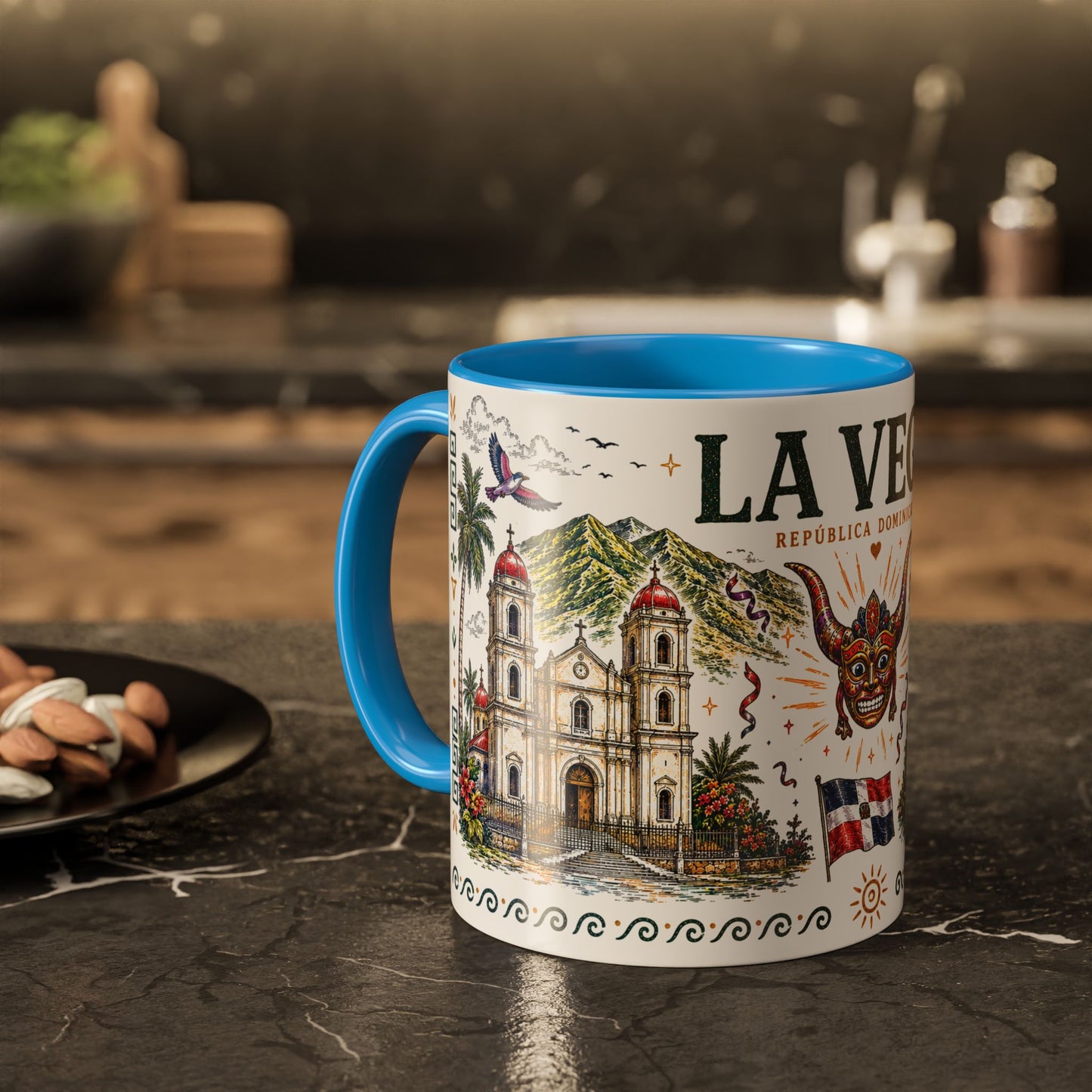 La Vega Dominican Republic Mug | Vintage Dominican Heritage Coffee Cup