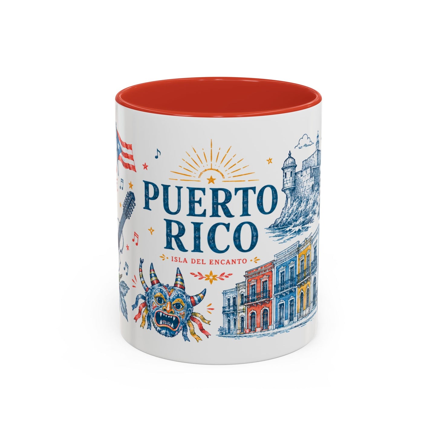 Puerto Rico Ceramic Coffee Mug | Travel Souvenir