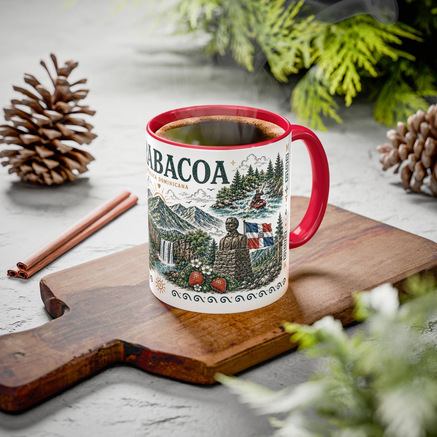 Jarabacoa Dominican Republic Mug | Vintage Dominican Heritage Coffee Cup