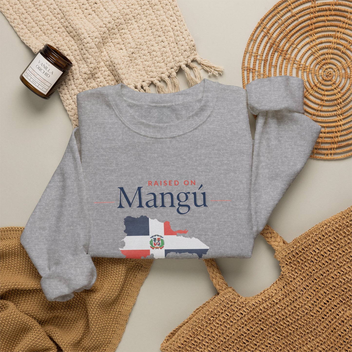 Raised on Mangú, Trained to Save Lives Sweatshirt | Dominican Healthcare Worker Crewneck